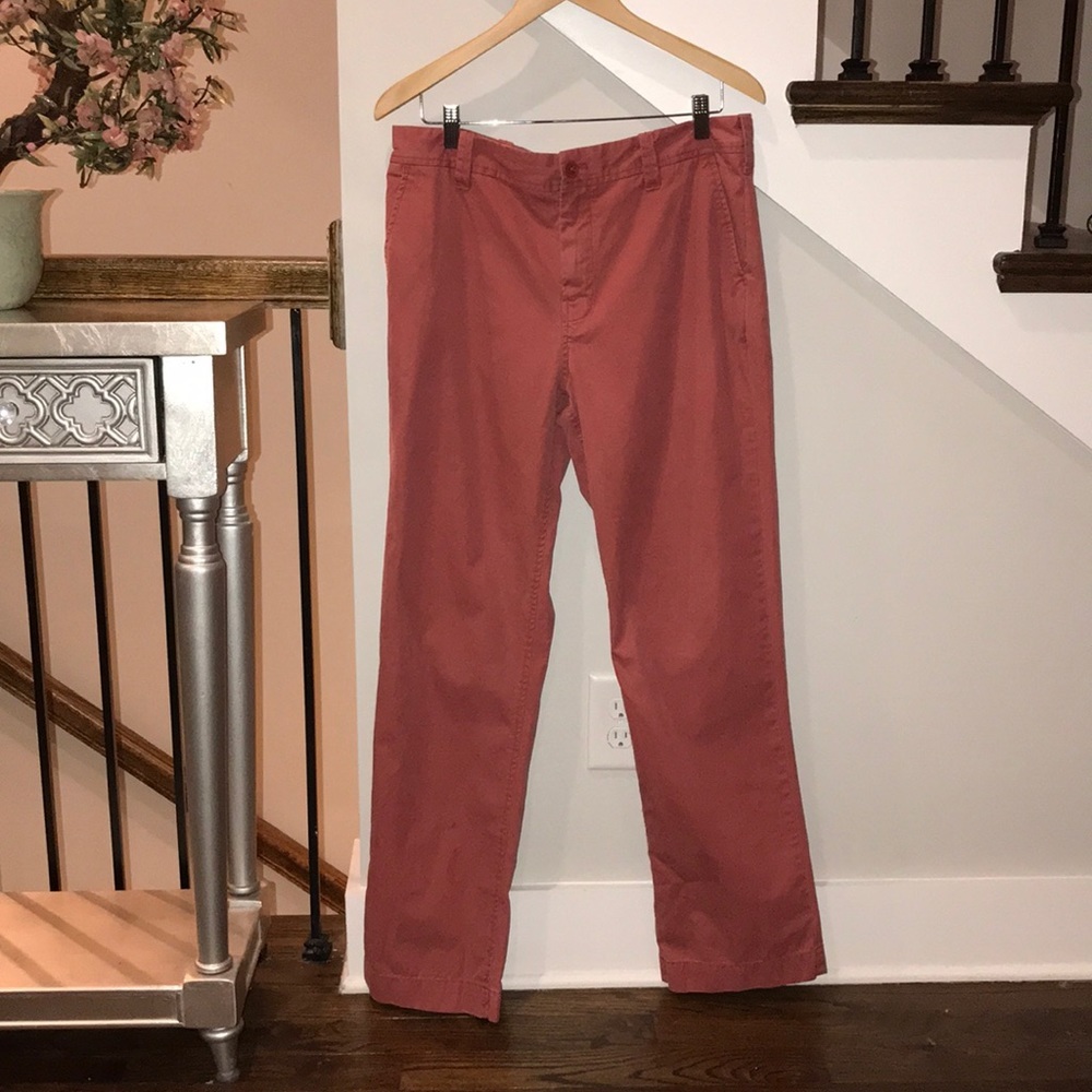 Fossil Hunter straight pants 33x32 in light red